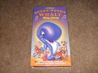 Boogie Woogie Whale Sing Along RARE OOP VHS  