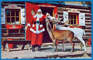 Santa and Santas Deer, Santas Workshop, North Pole, Wilmington, NY 