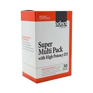  Adept Nutrition Super Multi Pack with High Potency D3   30 