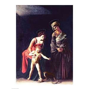   Serpent, 1605 Finest LAMINATED Print Caravaggio 18x24