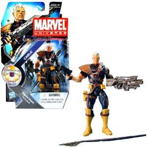   CABLE with Blaster Rifle, Pistol with Holster, Spear and Display Stand