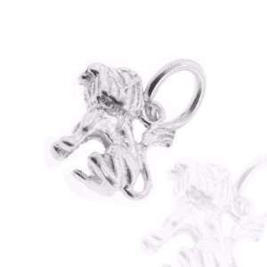  925 Sterling Silver Jewelry, Lovely Lion Charm, Adjustable 