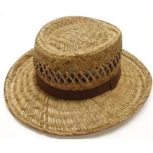 com 2 pcs Wholesale lot price Medium Brim Straw Hat Gambler Shade Hat 