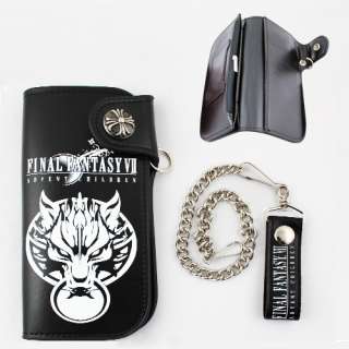 FINAL FANTASY VII CLOUD WOLF Logo Long Purse/Wallet Bag  