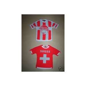   OLYMPIACOS Mini Soccer Football JERSEY Suction Cup Car: Home & Kitchen