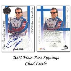  Press Pass Signings 02 Chad Little Trading Card: Sports 