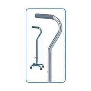  Large Base Quad Cane with Offset Handle: Health & Personal 