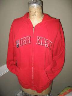 University of Wisconsin OshKosh Hoodie Sweatshirt Wms L  