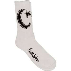   Gigantic Splendor Socks   White   Single Pair