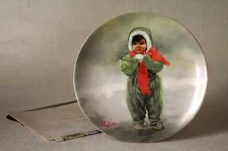 Donald Zolan Wonder of Childhood Winter Angel Plate  