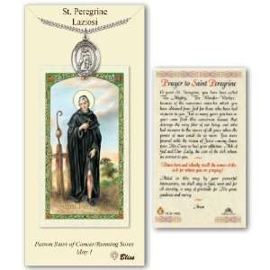  Pewter Catholic Patron Saint St Peregrine Laziosi Medal 
