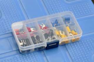 10 Types Spade Crimp Wire Connector Assortment Kit, Fork Terminal 