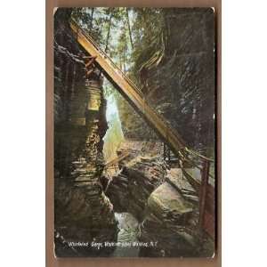  Postcard Whirlwind Gorge Watkins Glen New York Everything 