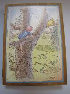 Winnie The Pooh wooden picture frame Disney Classic  