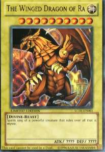 YuGiOh THE WINGED DRAGON OF RA EGYPTIAN god CARD ultra LC01 EN003 I 