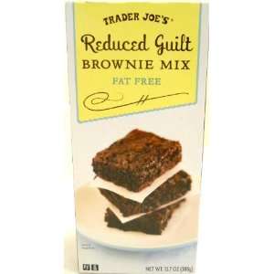 Trader Joes Reduced Guilt Brownie Mix Fat Free Makes Brownies That 