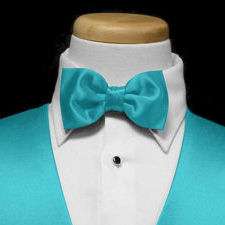 Premiere Satin Vest & Tie (36 Colors)    Turquoise  