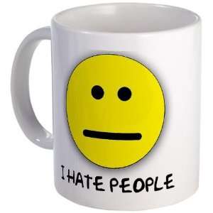 Hate People Funny Mug by CafePress:  Kitchen & Dining
