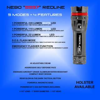   260 lumen   5 modes) & NEBO 5557 Redline (220 lumen   5 modes)  