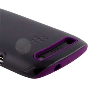 OEM Black Hard Purple Silicone Case Cover For Blackberry Curve 9350 