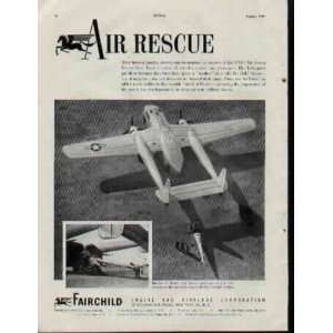 AIR RESCUE with the U.S. Air Force C 119 Flying Boxcar  1949 