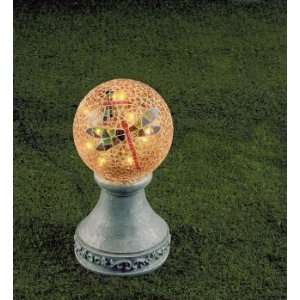   Lighted Mosaic Gazing Ball, Compare at $79.99