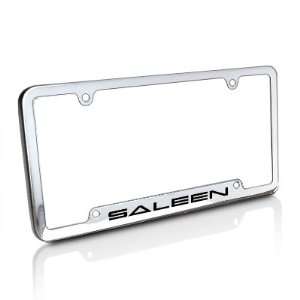  Saleen Chrome Brass License Frame with 4 Mustang Screw 
