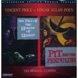  House of Usher / Pit & the Pendulum Laserdisc Everything 