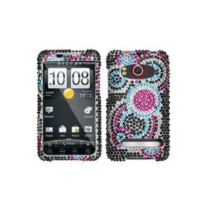  Bubble Diamante Protector Cover for HTC EVO 4G Cell 