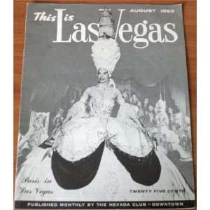   is Las Vegas Paris in Las Vegas August 1959 The Nevada Club Books