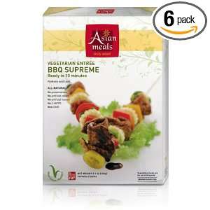 Asian Meals Vegetarian Entree BBQ Supreme, 5.4 Ounce (Pack of 6 