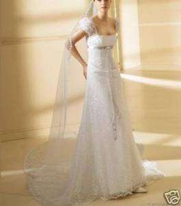 New Ivory/White Wedding Dress Prom Gown Custom Size hot  