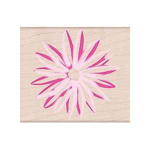  Dahlia Blossom Wood Mounted Rubber Stamp (H4050) Arts 
