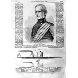   1863 FIELD MARSHAL LORD SEATON GUN BOAT WEEHAWKEN SHIP
