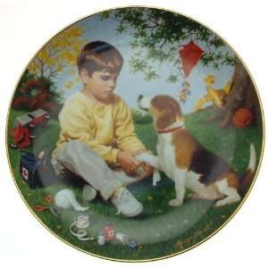  Danbury Mint Children of the Week Wednesdays Child plate 