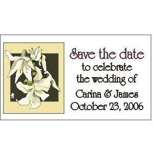 Save the Date Magnets Lily Design 