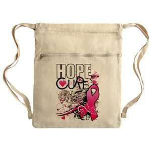  Sack Pack Khaki Cancer Hope for a Cure   Pink Ribbon: Everything Else