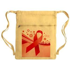   Bag Sack Pack Yellow Cancer Pink Ribbon Waves: Everything Else