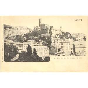   Vintage Postcard Castello de Albertis Genova Italy 