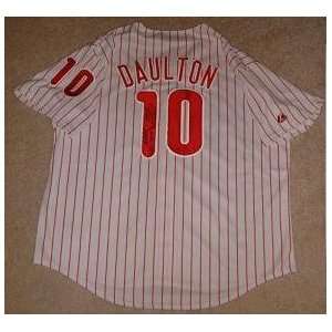 Darren Daulton Autographed/Hand Signed Philadelphia Phillies Home 