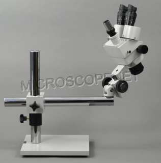 Trinocular Boom Microscope 3.5x 90x +144 LED+5MP Camera  