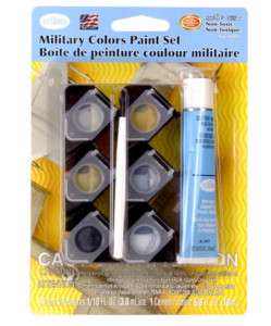 TESTORS 9101 Military Paint Pod Set   6 Colors  