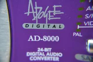 APOGEE AD 8000 24 Bit Digital Audio Converter Digi 8+ & DAC VIII Cards 