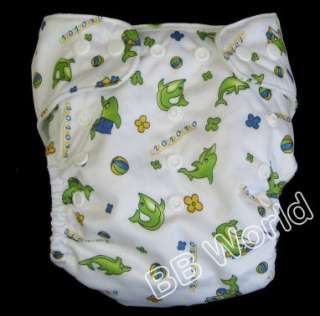  Infant Reusable 1 Cloth Diaper nappy + 1 insert re usable  