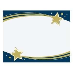  Just Print Shooting Stars Foil Certificate, 15 Count 