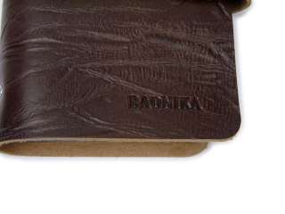 Mens genuine real leather business calling Credit card holder case 