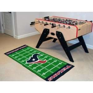  Houston Texans Football Field Runner Area Rug/Carpet 