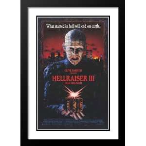  Hellraiser 3 Hell On Earth 20x26 Framed and Double Matted 