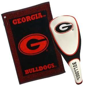  Georgia Bulldogs Headcover & Club Headcover Golf Set 