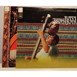  Genius of Ravi Shankar, 2 LPs on Columbia Label Ravi Shankar Music